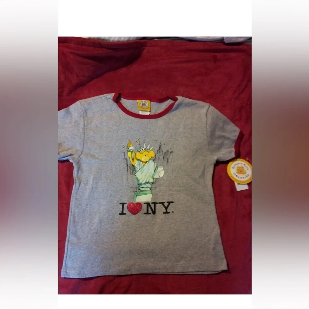NWT! Build-A-Bear Workshop I ❣️Love New York Child’s Tee Shirt. LIBERTY. Size XL